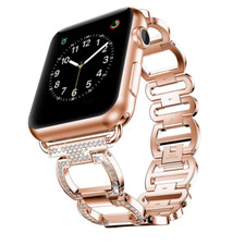 Bracelet Metal Diamond for Apple Watch Band Luxury Stainless Steel Strap