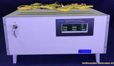 Programmable 1xN, Mxn Fiberoptical Switch ( Pfsw ) E-TEK Model. PFSWW0108AC22