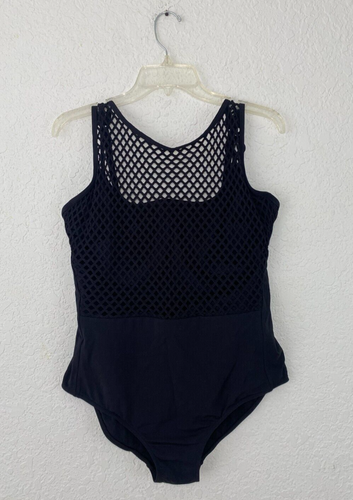 Jets Womens High Neck U Wire One Piece Swimsuit Black Size 12 US