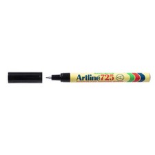 Artline Fine Point Black Permanent Marker Superfine Plastic Nib Box of 12