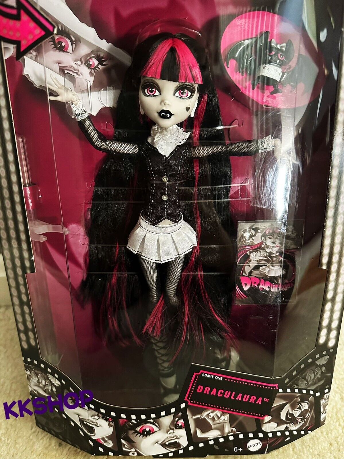 Monster High Doll Draculaura Reel Drama Collector Doll NEW SAME DAY SHIP