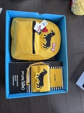 Marc Tetro Dachshund Backpack, Large Wallet, Small Wallet