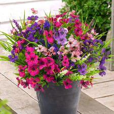 12 Bundles Artificial Flowers Outdoor Silk Fake Plants UV Resistant Faux Plas...