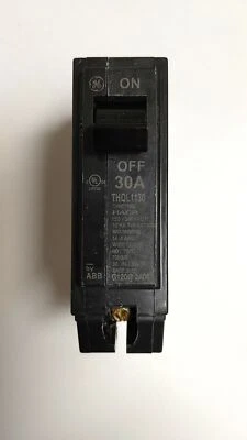 GE General Electric THQL1130 30-Amp 1-Pole 120/240VAC Breaker