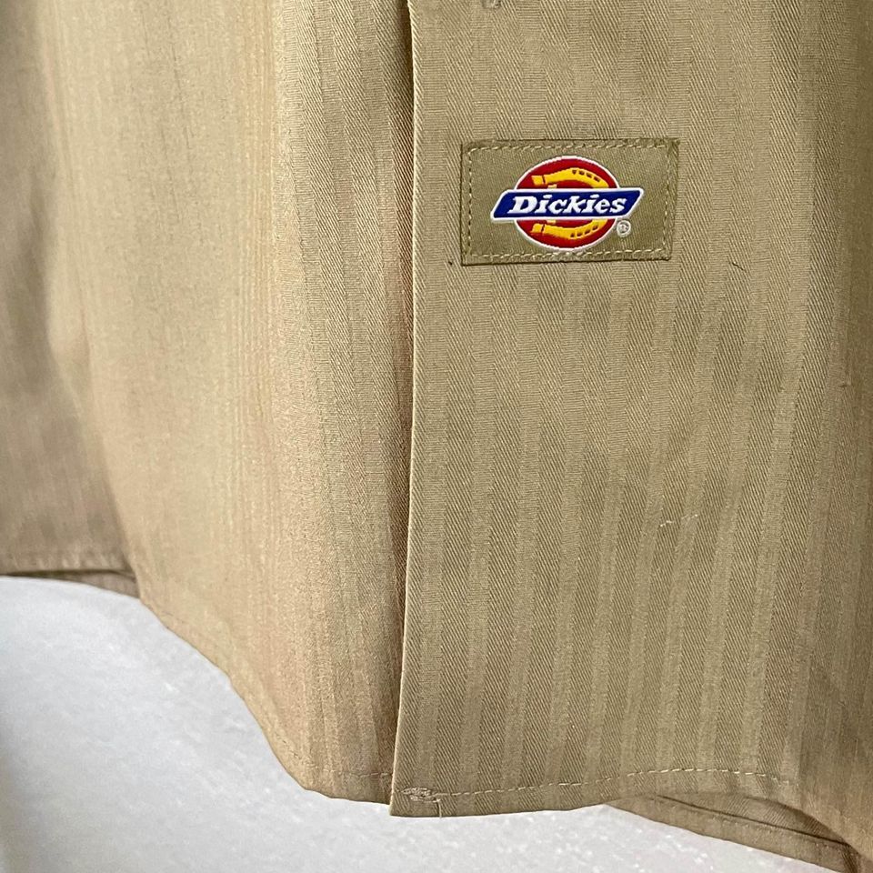 Dickies Self Striped Twill Work Utility Uniform Shirt… Gem