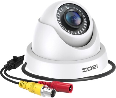 ZOSI 1080P Hybrid 4in1 Dome Camera Outdoor Work with TVI AHD CVI Analog System
