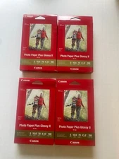 Lot of 4 Packs - Canon Plus Glossy II Model PP-301 Inkjet Photo Paper  400 Total