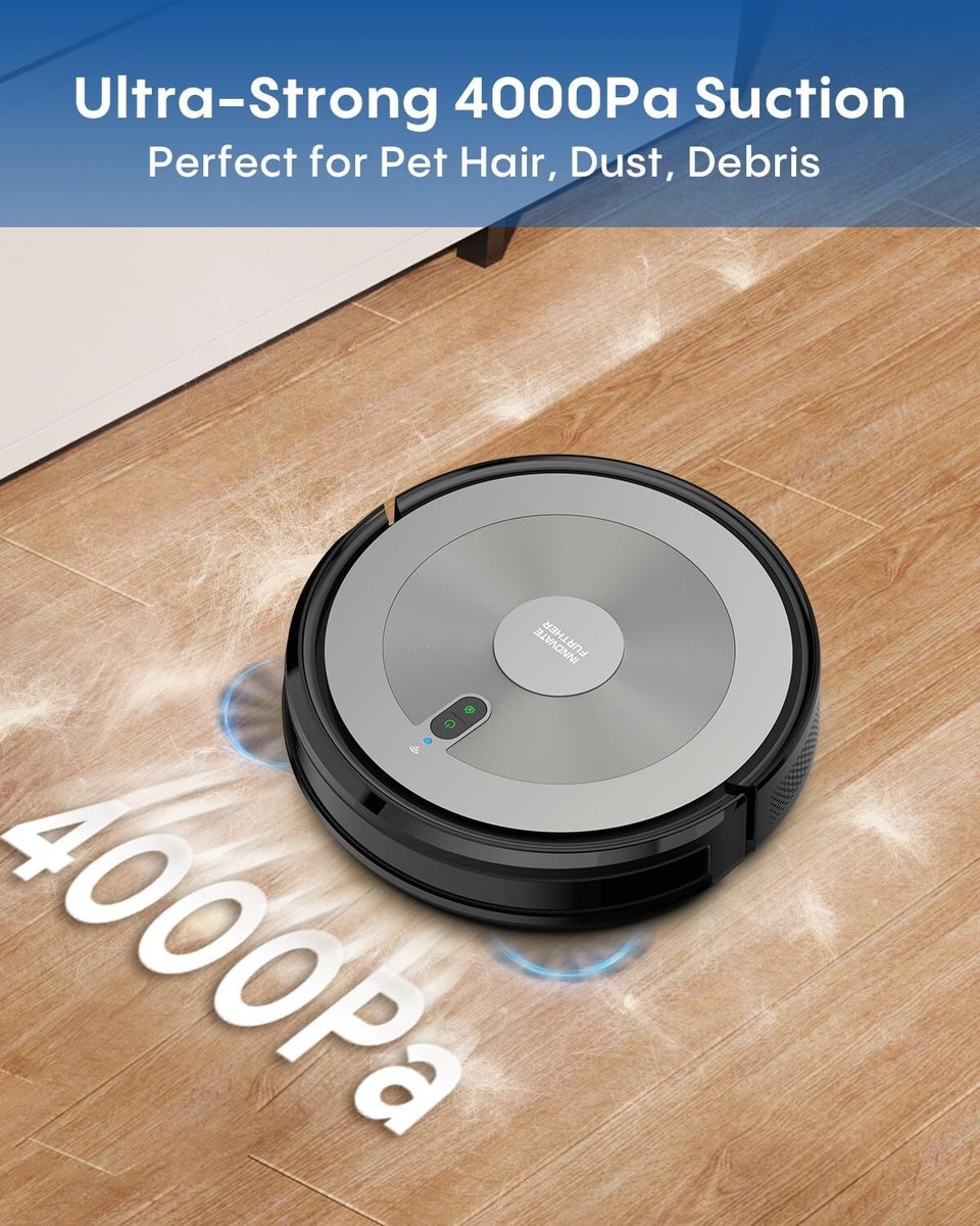 Robot Vacuum Cleaner, Strong Suction Self-Charging Robotic Vacuum Cleaner, Ultra Slim, Quiet Robotic Vacuum Cleaner Ideal for Pet Hair, Hard W並行輸入 Vactidy Nimble T6 Robot Vacuum Cleaner, Strong Suction, Automatic  Self-Charging Robotic Vacuums, WiFi⁄Alexa⁄App Remote Control Robot hoover,  Quiet