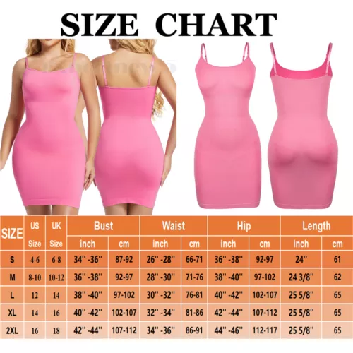 Seamless Shapewear Slips for Under Dresses Women Tummy Control Full Slip Shaper - Picture 22 of 33