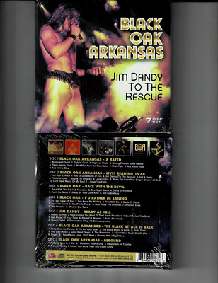 BLACK OAK ARKANSAS - JIM DANDY TO THE RESCUE (7CD 2021) NEW **63 TRACKS**