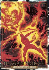 2024 Marvel Masterpieces '92 Platinum HOLOFOIL #31 Human Torch