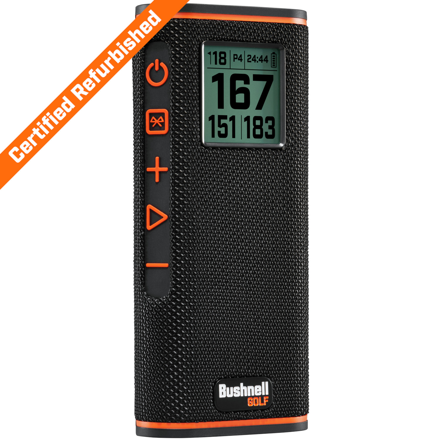 Bushnell Golf Wingman View Golf GPS Speaker - Visible GPS, View Hazards & Greens