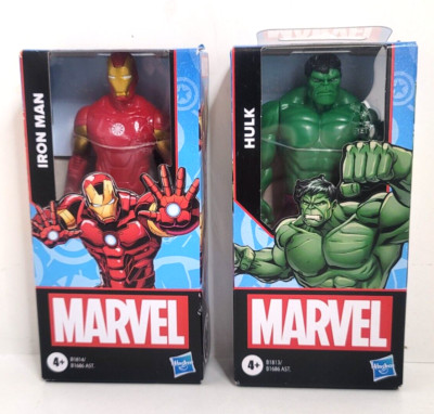 Hasbro Marvel 2024 Iron Man & Hulk 6'' Action Figures B1813/B1814 New in Box