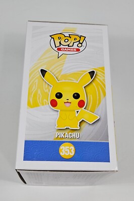FUNKO POP FLOCKED PIKACHU FIGURE POKEMON GAMESTOP EXCLUSIVE GAMES