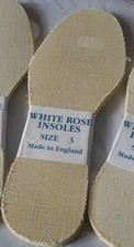White rose INSOLES SPORTS WORK BOOTS SHOES Size 3 made in england cheap uk a1☆☆☆