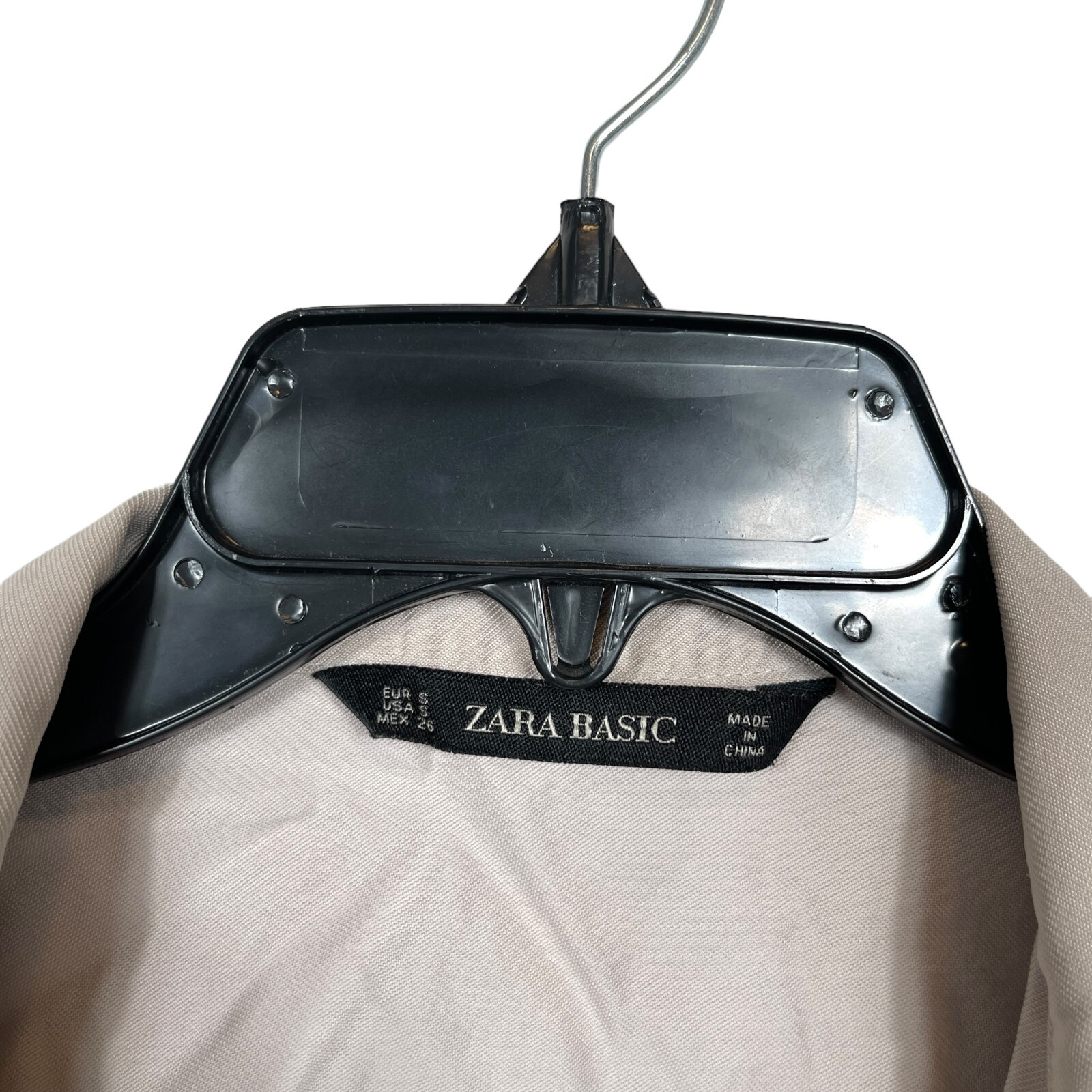 Zara Basic Utility Jacket Womens Small Taupe Beig… - image 4