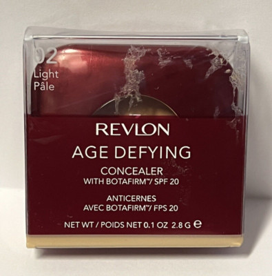 Revlon Age Defying Concealer w/ Botafirm SPF 20, 02 Light, 0.1 oz