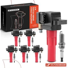 A-Premium 6x Ignition Coil & 6x IRIDIUM Spark Plug Kit for Subaru Tribeca Legacy