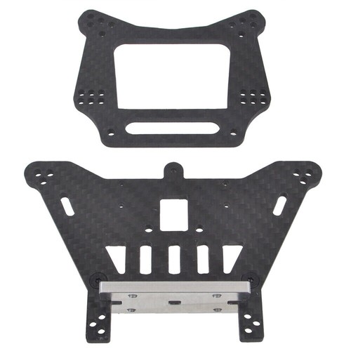 Torre de amortiguador delantera trasera de carbono para Traxxas Slash VXL Rustler Bandit 2x2 mejoras - Imagen 2 de 16