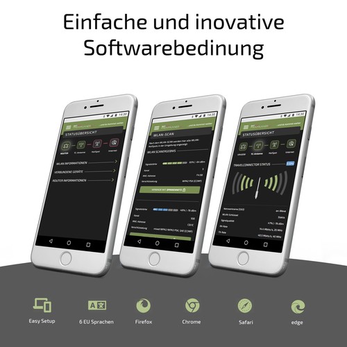 TravelConnector TCS-681 | Dualband WLAN für Reisende, 10dBi Antenne, Reise-Route - Bild 6 von 8