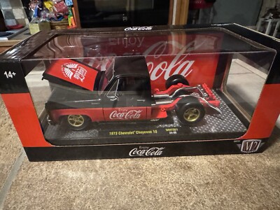 M2 Machines 1:24 Coca-Cola 1973 Chevrolet Cheyenne 10 WMTS01 24-37 Catch the Wav