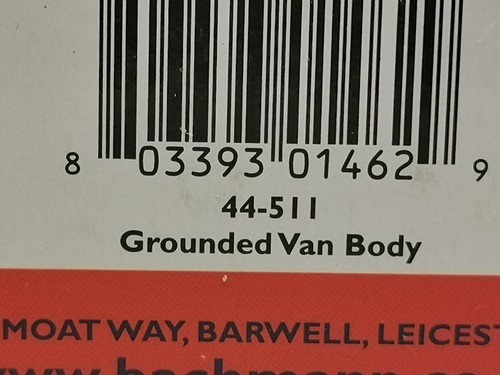 Bachmann Scenecraft OO Gauge 44-511 Grounded Van Body - Picture 6 of 6