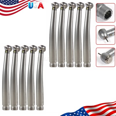 10 For NSK Dental Fibra Óptica LED E-generador pieza de mano Turbina 2 AGUJEROS