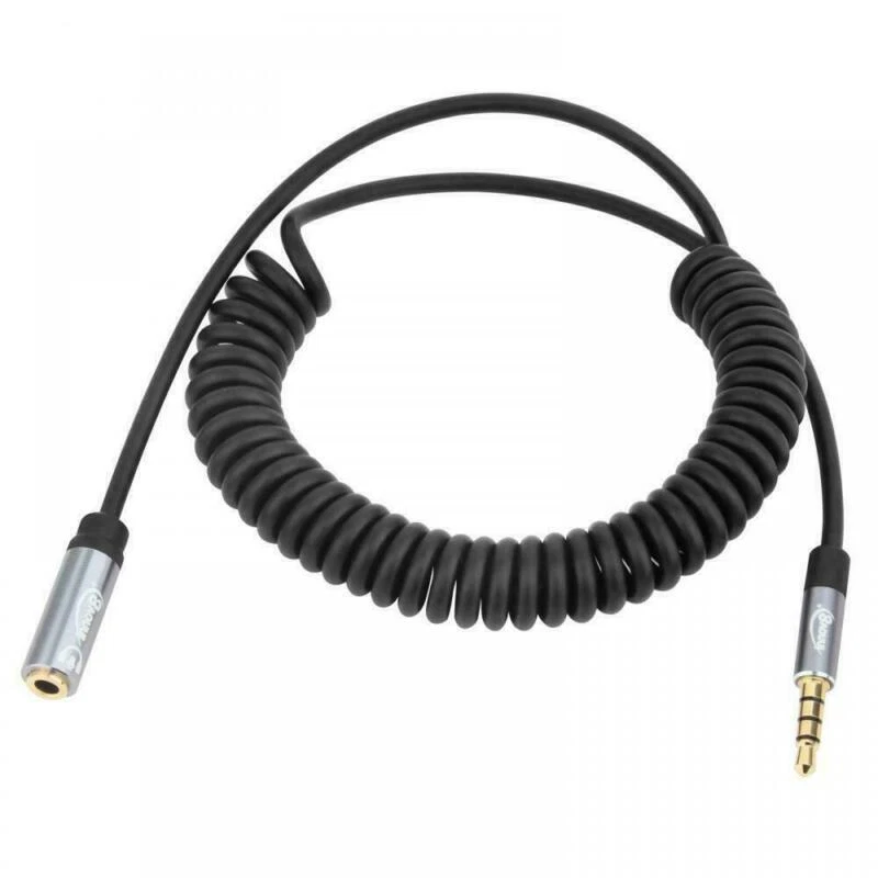 3.5mm AUX Headphone Mic Extension Cable 4 Pole Stereo Phone Headset Connector - Image 3 of 3