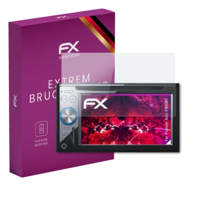 atFoliX Glasfolie für Pioneer Avic-F900BT Displayfolie 9H Schutzpanzer