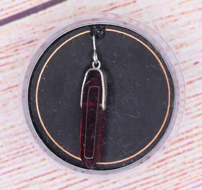 NEW Alex and Ani July Glass Pendant .925 Sterling Silver Chain Station Charm
