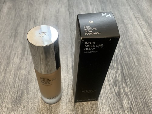 3G KIKO MILANO INSTA MOISTURE GLOW LIQUID FOUNDATION SHADE 3G GOLD 30ML RRP £20 - Imagen 2 de 15