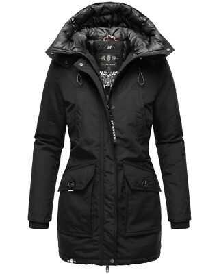 Navahoo Damen Winter Jacke Steppjacke Anorak Mantel Outdoor Parka