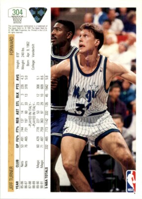 1991-92 Upper Deck NBA Jeff Turner #304 | eBay