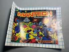 Mantech Remco Vintage 1983 Action Figure Part Comic Book Booklet