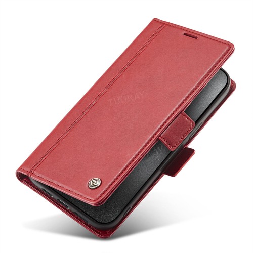 Magnet Leder Schutz Handy Tasche Für iPhone 16 15 14 13 Pro Max Plus 7/8/SE Case - Picture 58 of 62