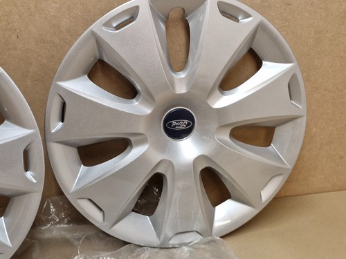 X2 Ford Wheel Trim Hub Cap Cover 16" Silver Single 2007-on 1683454 Genuine - Picture 7 of 15