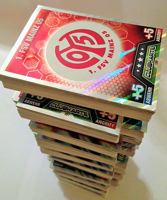Match Attax 2014/2015 FSV MAINZ 05 Clubkarte-Starspieler-Basiskarten ''AUSSUCHEN''