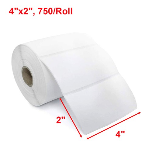 Etiquetas de envío térmico directo para impresora Zebra 4x6 2x2 3x2 4x3 3x1 2,25x1,25 - Imagen 14 de 16