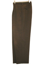 BANANA REPUBLIC ITALIAN WOOL GRAY/GREY MENS DRESS/WORK PANTS, SLACKS SIZE-33R