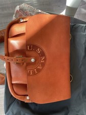 VTG Rare USPS US Leather Mail Postal Carrier Messenger Briefcase Bag