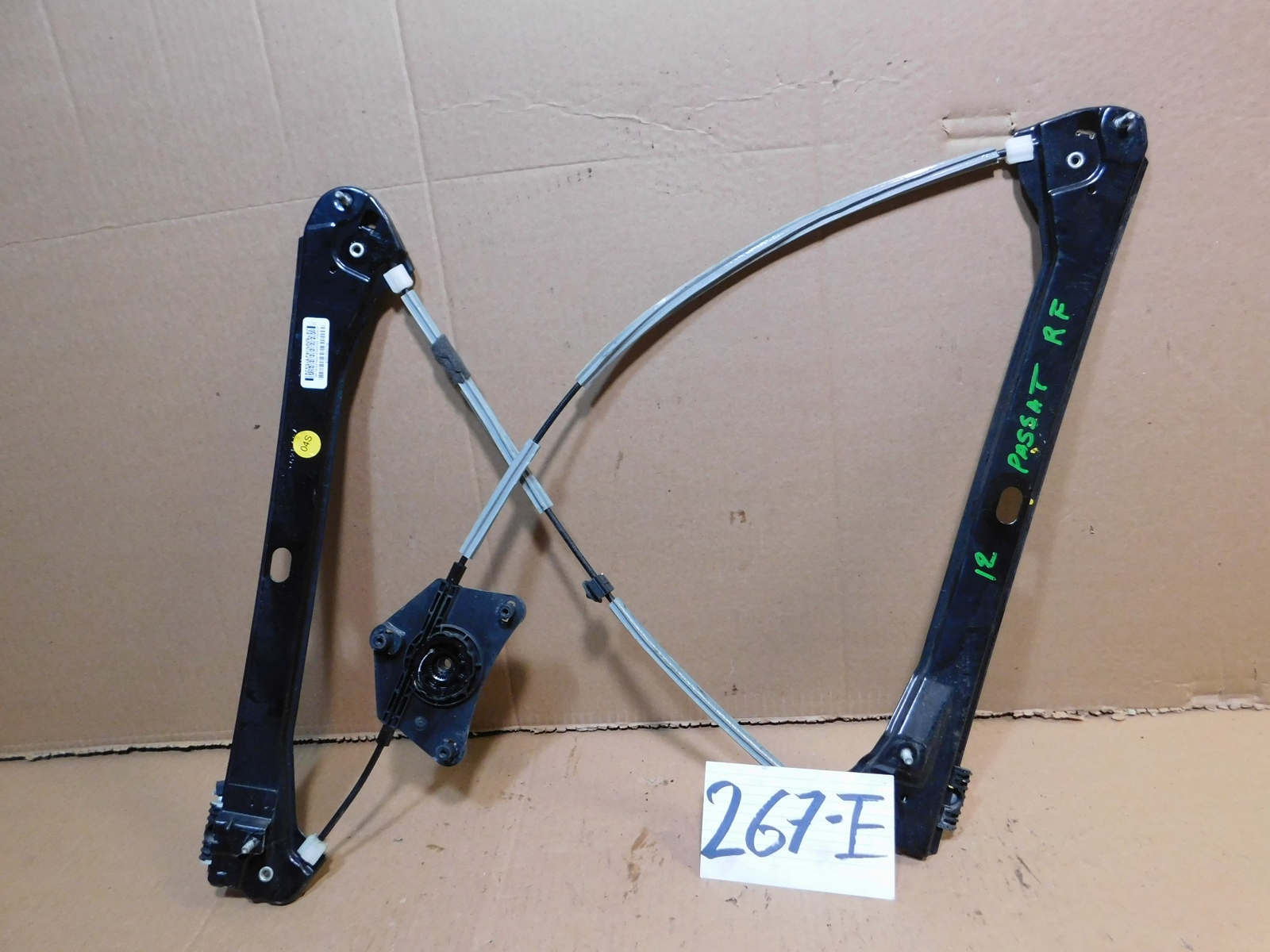 12 13 14 15 Passat Front PASSENGER Side Window Regulator No Motor #267-E