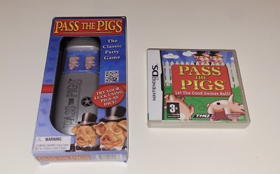 PASS THE PIGS für den Nintendo DS (gebraucht) + Das physische Spiel (neu und versiegelt)
