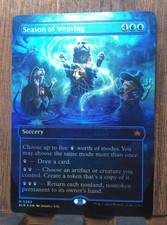 MTG🎇 Season of Weaving (Borderless FOIL) Bloomburrow NEAR MINT Pack Fresh😍