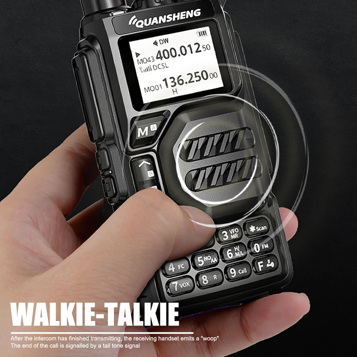 Radio Ricetrasmittente QUANSHENG UV-K5(8) Dual Band - 5W, VHF UHF, Con Cavo USB - Foto 8