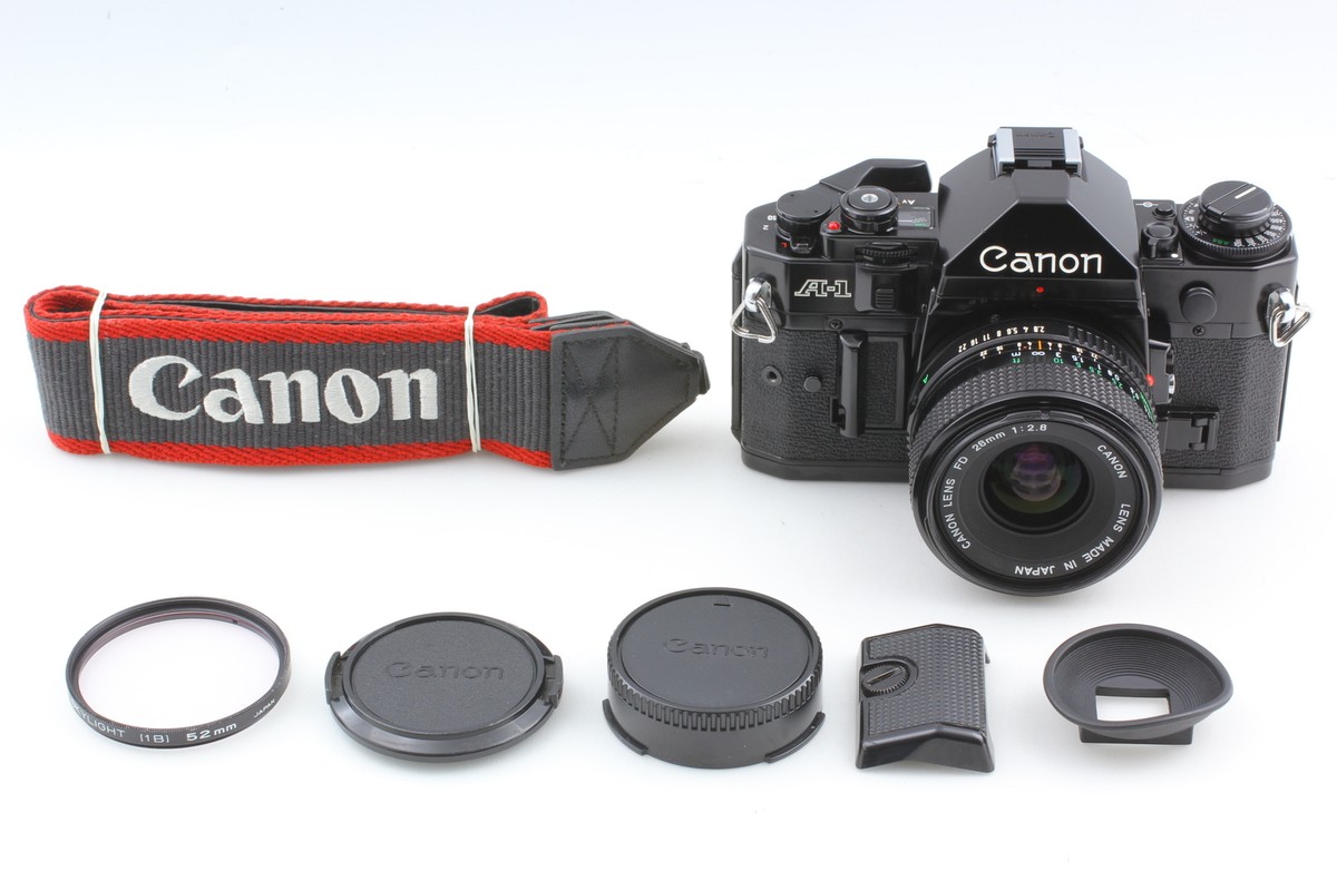 MINT] Canon A-1 A1 SLR 35mm Film Camera New FD NFD 28mm f2.8