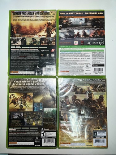 Lot of 4 Original Xbox360 Games Lost Odyssey, Gear of War 3, Spec Ops the Line - Picture 2 of 6