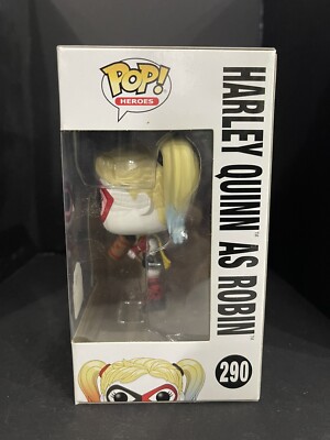 FUNKO POP! DC HEROES HARLEY QUINN AS ROBIN VINYL 290 L.A. COMIC CON EXCLUSIVE