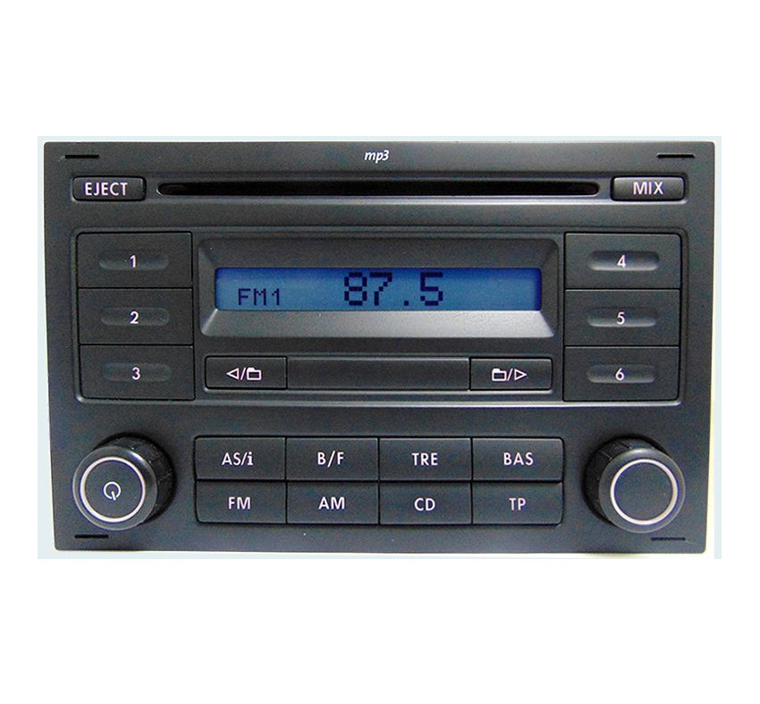 VW RCD 200 CD player Polo car stereo head unit Supplied with radio code