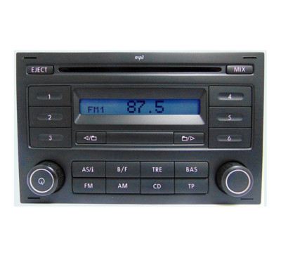 VW RCD 200 MP3 CD player radio, Polo car stereo head unit with