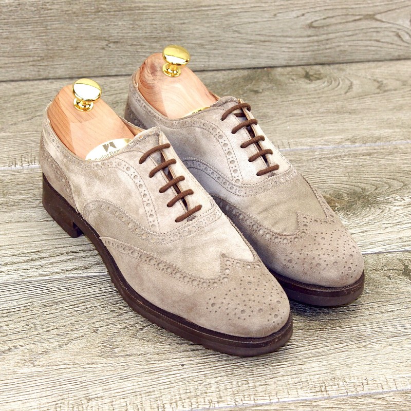 $525 *worn once* GRAVATI Women's 7.5 M Arthur Beren 4376 Suede *add $15 Trees